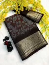 Wow Qalamqari Dola Silk Flower Design Fancy Saree Orders In India